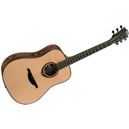 Lag Tramontane 500 Series T500D Natural Finish Dreadnought Acoustic Guitar
