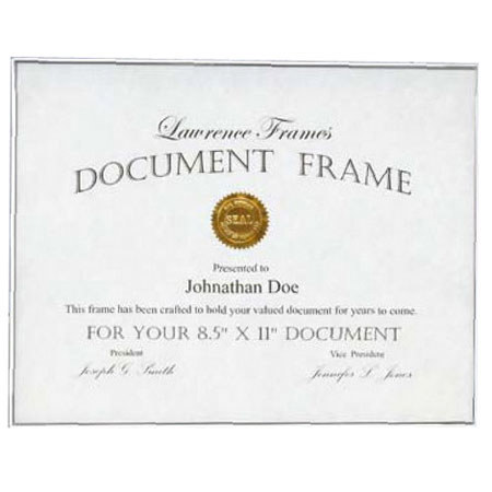 Lawrence 360057 Images Format Plastic Frame 5x7in White