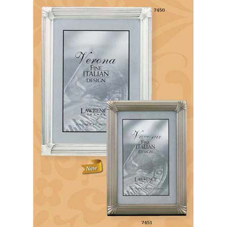 Lawrence 745046 Metal Verona Brushed Satin Frame with Easel Back