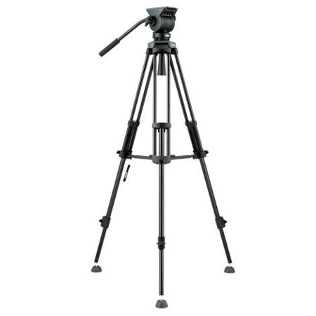 Libec ALX Tripod Kit, Includes Fluid Head with Pan Handle, RC-20 Case