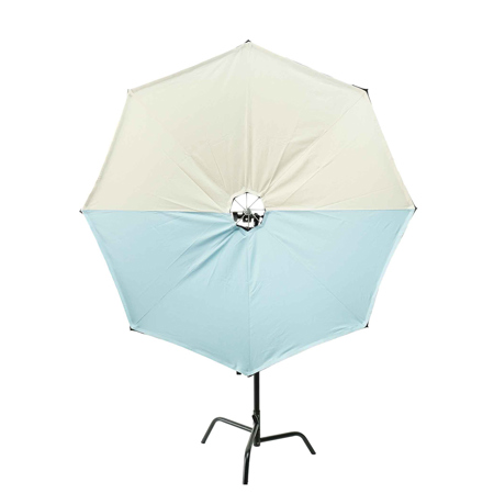 LightBridge 5' Color Bounce Insert for SnapBridge, Day Blue & Unbleached Muslin