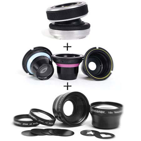 Lensbaby LBCSOAB Composer for Sony alpha Mount #LBCS -BIG BUNDLE-