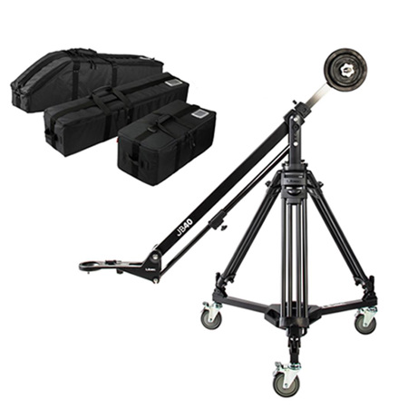 Libec JB40 Jib Arm Kit with T102B 1-Stage Aluminum Tripod and DL-8RB Dolly