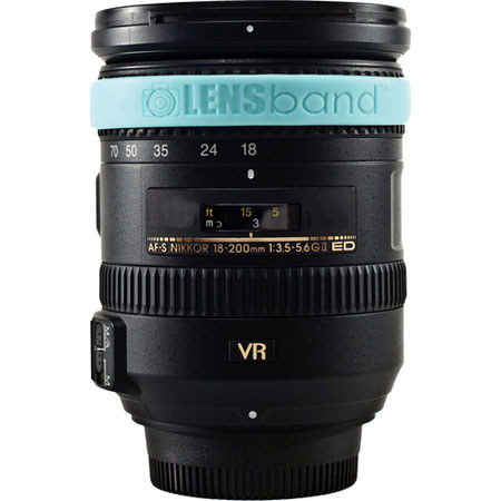 Lens Band Stop Zoom Creep for Zoom Lenses, Light Blue