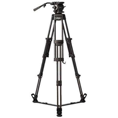 Libec LS100(2A) Professional Tripod System with T103 Tripod, H100 Fluid Head, SP-5 Spreader & SC-7 Soft Case, Supports 50.0 lbs