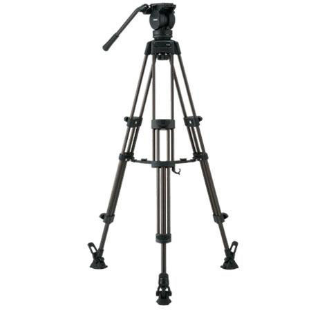 Libec LX5M 2-Stage Aluminum Tripod System with Mid-Level Spreader, Zoom Control