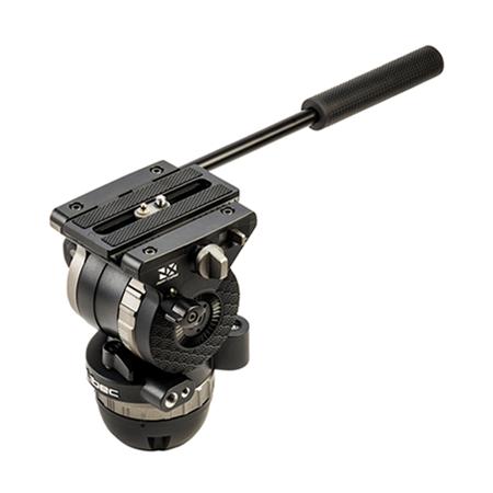 Libec NH30 Ball and Flat Base Video Head with Pan Handle and Long Sliding Plate