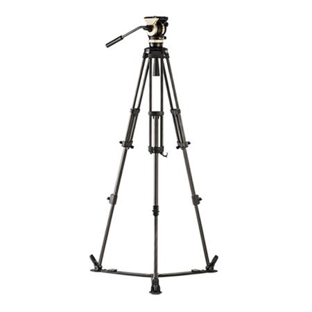 Libec NX-100C 3-Section Carbon Fiber Tripod with NH10 Head and Ground Spreader