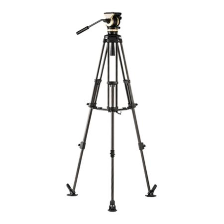 Libec NX-100MC 3-Section Carbon Fiber Tripod with NH10 Head and Mid-Spreader