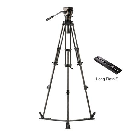 Libec NX-300C 3-Section Carbon Fiber Tripod with NH30 Head and Ground Spreader