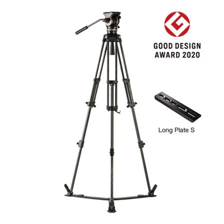 Libec NX-300C 3-Section Carbon Fiber Tripod with NH30 Head and Ground Spreader