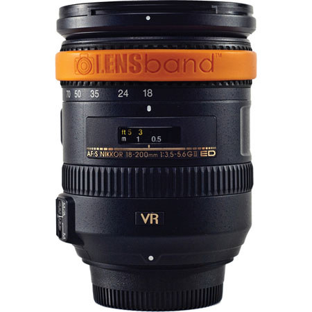 Lens Band Stop Zoom Creep for Zoom Lenses, Orange