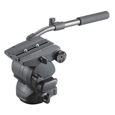 Libec RHP85 New Tripod Head with PH-8B Pan Handle, Supports 55 lbs
