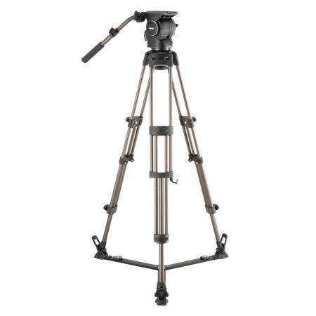 Libec RSP-750 3-Section Al Video Tripod w/RHP75 Fluid Head, SP-2B Floor Spreader