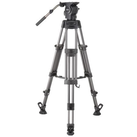 Libec RSP-850M 3-Section Al Tripod with RHP85 Head and BR-6B Mid-Level Spreader