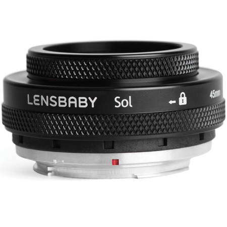 Lensbaby Sol 45 45mm f/3.5 Lens for Leica L, Black