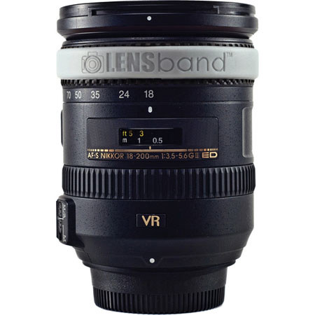 Lens Band Stop Zoom Creep for Zoom Lenses, Silver
