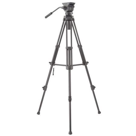 Libec TH-X 3-Section Aluminum Tripod with Head and Mid-Level Spreader