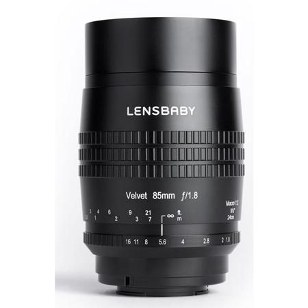 Lensbaby Velvet 85 85mm f/1.8 Lens for Pentax K, Black