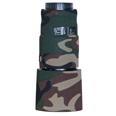 LensCoat Lens Cover for Canon 100mm f/2.8 Autofocus Lens, Forest Green Camo