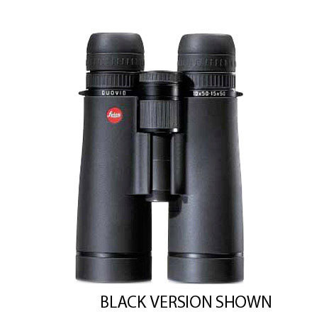 Leica 10 + 15 x 50 Duovid, Dual Magnification, (10x50 and 15x50), Water Proof Roof Prism Binocular with 5.2° & 4.0° Angle of View, Green, U.S.A.