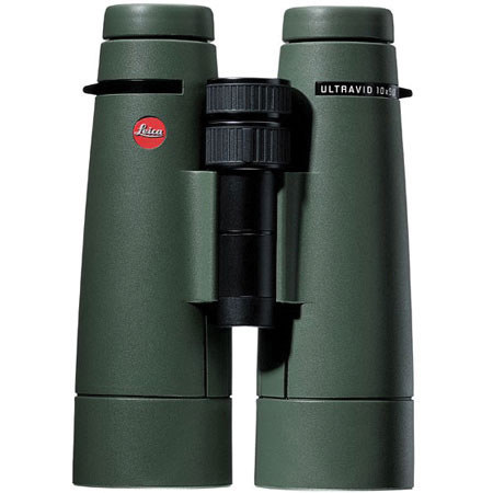 Leica 10x50 BR Ultravid, Water Proof Wide Angle Roof Prism Binocular with 6.6 Degree Angle of View, Green, U.S.A.