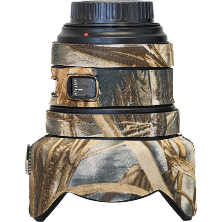 LensCoat Waterproof Neoprene Cover for Canon 11-24mm f4 Lens, Realtree Max4