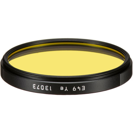 Leica E49 49mm Glass Filter, Yellow 13073 - Adorama