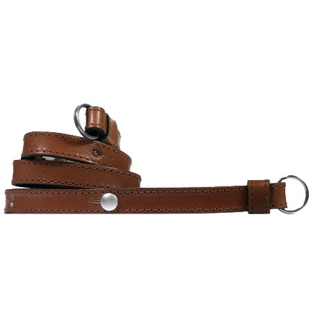 Leica Custom Hand Made Naturally Tanned Leather Matching "A La Carte "M" Camera Carrying Strap - Color: Cognac