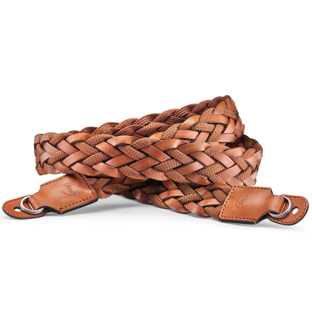 Leica 43.3" Leather Flat Braided Camera Strap