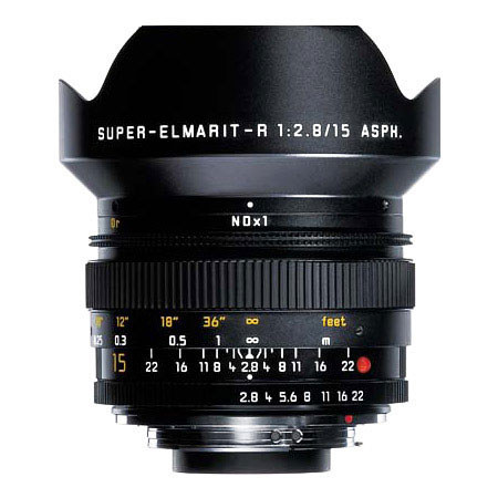 Leica 15mm f/2.8 Super-Elmarit R Manual Focus WA Lens