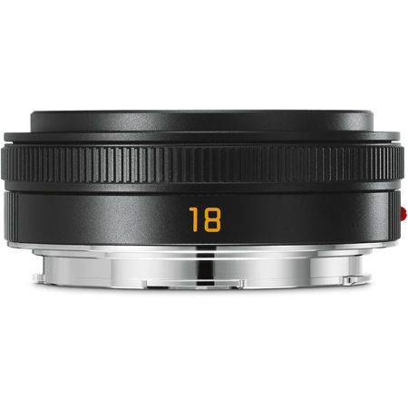 Leica 18mm F2.8 ELMARIT-TL Aspherical Pancake Lens - Black
