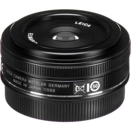 USED Leica 18mm F2.8 ELMARIT-TL Aspherical Pancake Lens - Black