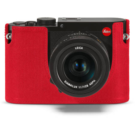 Leica Protector - Q (Typ 116), Leather, Red