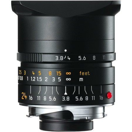 Leica 24mm f/3.8 Elmar-M Aspherical (6-Bit) Lens, USA - Black