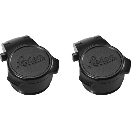 Leica 24mm Flip Cap for Magnus i & Visus i LW Riflescopes, 2 Pack, Black