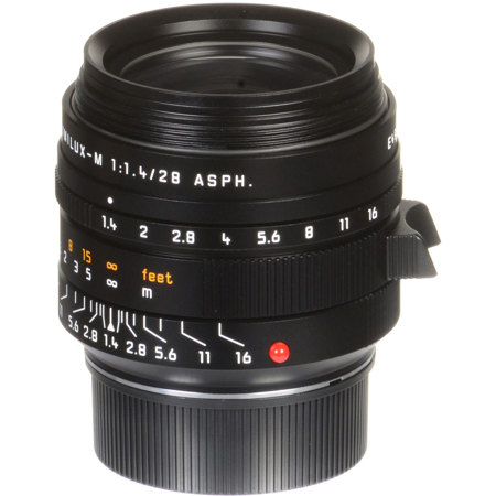 Leica 28mm f/1.4 Summilux-M Aspherical Lens, Black 11668 - Adorama