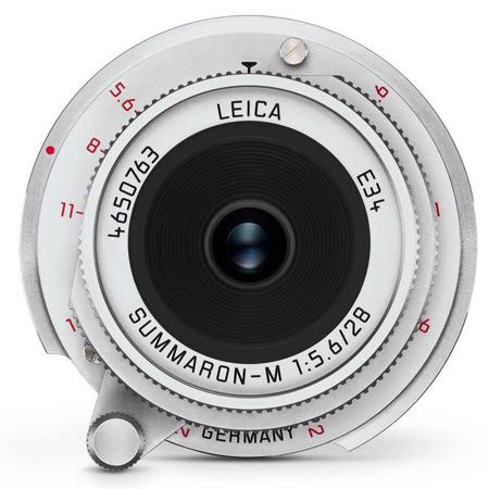 Leica 28mm f/5.6 Summaron-M Lens, Made in Portugal, Silver