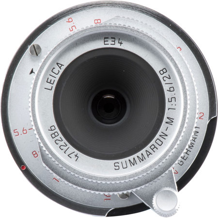 Leica 28mm f/5.6 Summaron-M Lens, Silver 11695 - Adorama