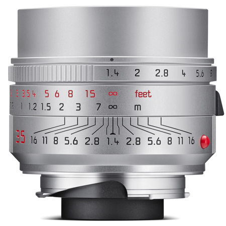 Leica 35mm f/1.4 Summilux-M ASPH Lens, Silver (2022 Version)