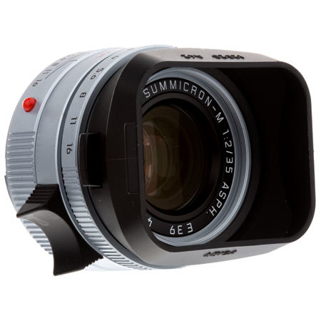 Leica 35mm f/2 SUMMICRON-M Aspherical, Manual Focus (6-Bit Coded) Lens for M System - Chrome Finish