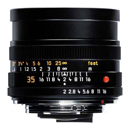 Leica 35mm f/2 SUMMICRON-R Wide Angle Manual Focus Lens Modified for Nikon F mount