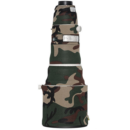 LensCoat Lens Cover f/Canon 400mm f/2.8 IS II Lens, Forest Green Camo