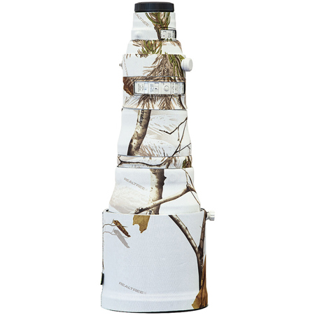 LensCoat Lens Cover for Canon RF 400mm f/2.8 IS Lens, RealTree AP Snow