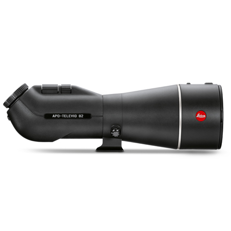 Leica APO-Televid 82 82mm Angled Spotting Scope, Black/Silver