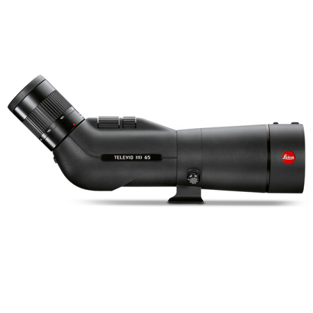 Leica Televid HD 65 65mm Angled Spotting Scope with 20-60x Vario-Eyepiece, Black