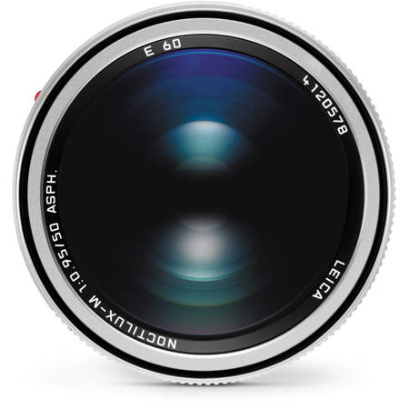 Leica 50mm f/0.95 Noctilux-M Aspherical Lens for M System , Silver, Open Box