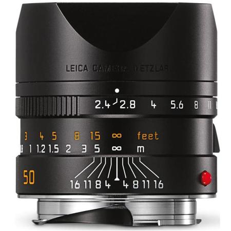 Leica 50mm f/2.4 Summarit-M Aspherical (6-Bit) Lens, USA - Black - Open Box