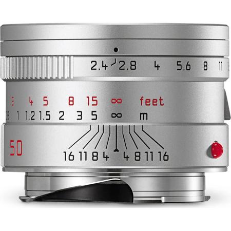 Leica 50mm f/2.4 Summarit-M Aspherical (6-Bit) Lens, USA - Silver