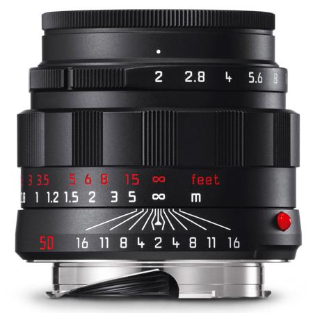 Leica 50mm f/2 APO-SUMMICRON-M Aspherical Lens for M System - Black / Chrome